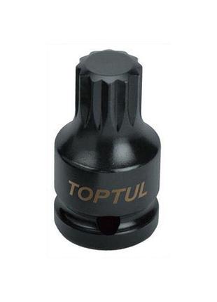Головка торцева spline м14 ударна l44 мм 1/2 toptul kadb1614s