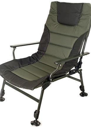 Коропове крісло для риболовлі відпочинку на природі навантаження 160 кг ranger wide carp sl-105 з чохлом