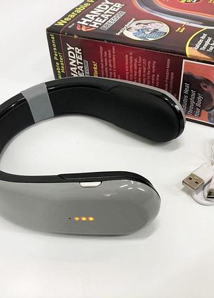 Портативный переносной мини обогреватель для шеи handy heater qv-43
