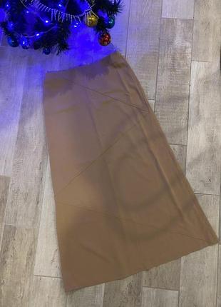 Anett-длинная бежевая юбка)юбка 🧡1 фото
