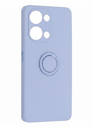 Чехол fiji holder ring для xiaomi redmi note 13 бампер с кольцом подставкой lilac