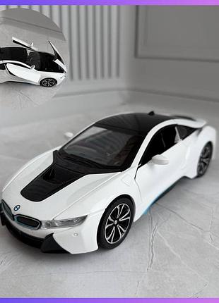 Детская машинка металлическая инерционная ap-1986 bmw i8 1:22 білий