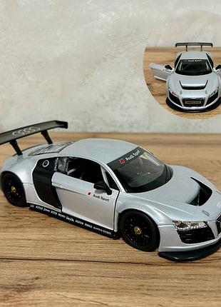 Детская машинка металлическая rastar 56100 audi r8 lms 1:24 серебристый