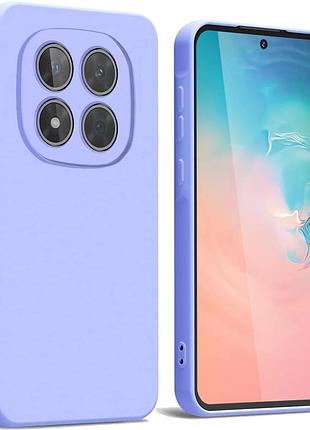 Чехол fiji full soft premium для xiaomi redmi note 15 противоударный бампер с микрофиброй violet
