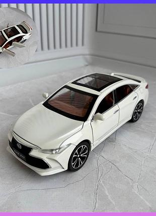 Детская машинка металлическая инерционная ap-2072 toyota avalon 1:24 білий