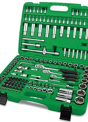 Набор инструмента комбинированый 1/4", 3/8", 1/2" 151шт toptul gcai151r