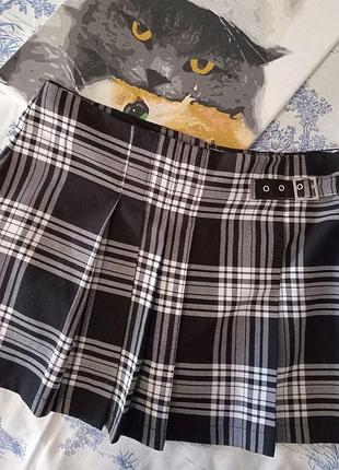 Міні спідниця в клітинку