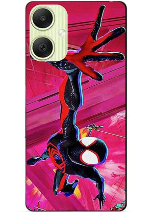 Силіконовий чохол бампер для samsung a06 з малюнком spider man людина-павук