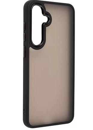 Чехол fiji lens для samsung galaxy s25 plus (s936) бампер матовый с защитой блока камер black