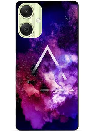 Силиконовый чехол бампер для samsung a06 с рисунком космос галактика