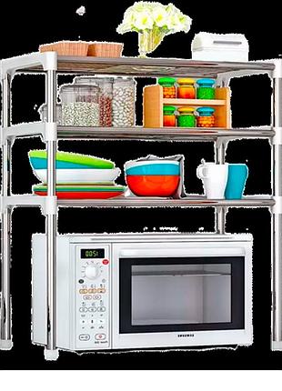 Полка - органайзер для микроволновки - multifunctional storage rack