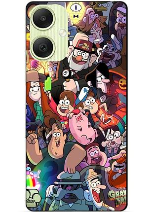 Силиконовый чехол бампер для samsung a06 с рисунком гравити фолз gravity falls