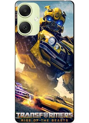 Силиконовый чехол бампер для samsung a06 с рисунком bumblebee бамблби трансформеры