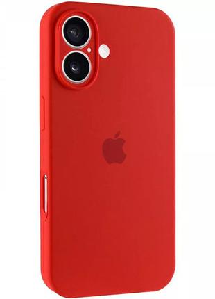 Чехол fiji silicone case full camera для apple iphone 17 бампер накладка с защитой камеры red