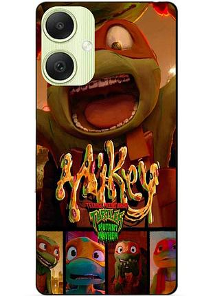 Силіконовий чохол бампер для samsung a06 з малюнком майки mikey черепашки ніндзя