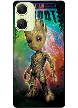 Силіконовий чохол бампер для samsung a06 з малюнком groot грут стражі галактики