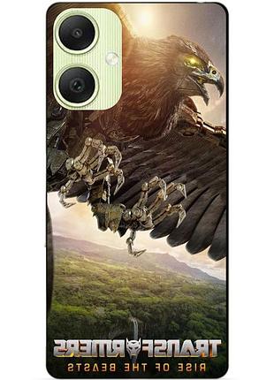 Силиконовый чехол бампер для samsung a06 с рисунком эйрэйзор звероботы трансформеры transformers