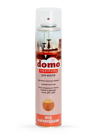 Поліроль для меблів domo "карнаубський віск" 250 мл