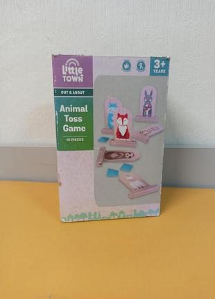 Гра little town animal toss game. активна гра