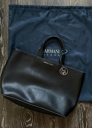 Сумка armani jeans оригінал нова тоут shopper шопер