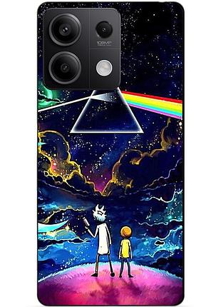 Чехол силиконовый бампер для xiaomi redmi note 13 4g с рисунком рик и морти rick and morty