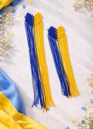 Брошка серце україна