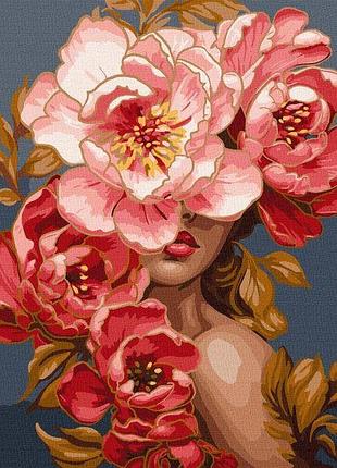 Картина по номерам - цветущая грация с красками металлик ©victoria_art___