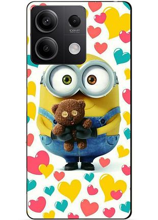 Чехол силиконовый бампер для xiaomi redmi note 13 4g с рисунком миньон боб minion