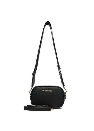Сумка кросбоді жіноча сумка valentino чорна сумка