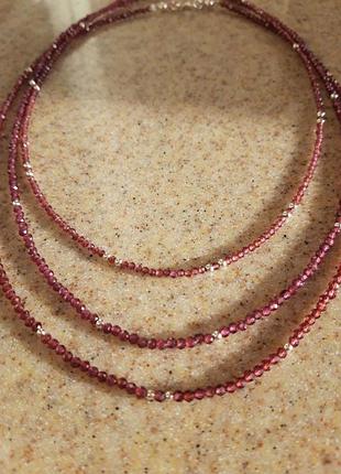 Чокер з натурального каменю.фурнітура срібло . інстаграм shinejewelri.ua.dp