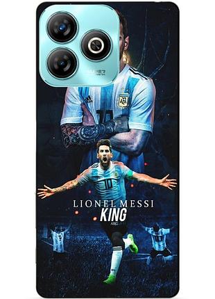 Силіконовий чохол бампер для zte nubia v60 design з малюнком messi or мессі