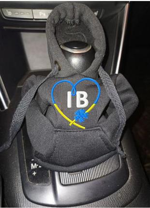 Чехол кофта худи аксессуар на кпу car hoodie ів черниговская область черный подарок автомобилиста 10070