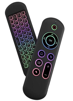 Пульт универсальный air mouse m5 2.4g bt5.0 с клавиатурой и подсветкой