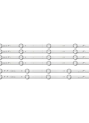 Led підсвітка tv 49" toshiba: 49l2863dg, 49l3863db, 49l3653db, 49l3658db, 49u6763db 6шт.
