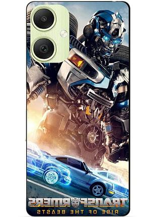 Силиконовый чехол бампер для samsung a06 с рисунком мираж трансформеры