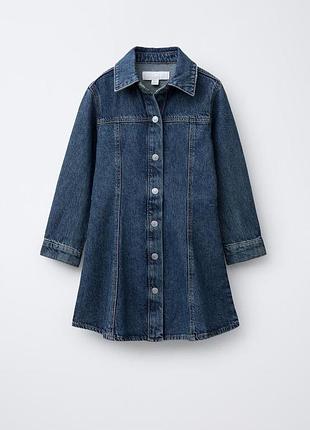 Нова джинсова сукня на ґудзиках zara