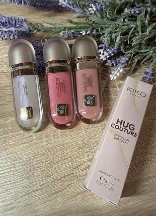 Нова колекція кіко milano блиск для губ hug couture lip volume shimmery limited edition з ефектом збільшення обʼєму