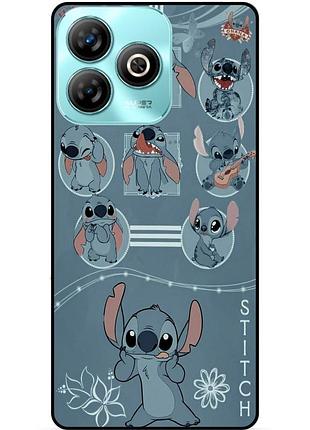 Чехол силиконовый бампер для zte nubia v60 design с картинкой стич stitch