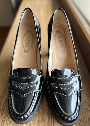 Женские лаковые туфли tod's оригинал 39,5р