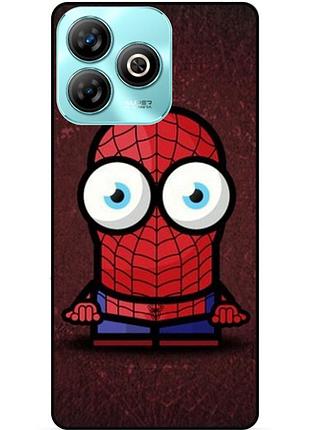 Чехол силиконовый бампер для zte nubia v60 design с рисунком миньон человек паук spider man