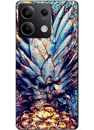 Силіконовий чохол бампер для xiaomi redmi note 13 4g з малюнком ананас