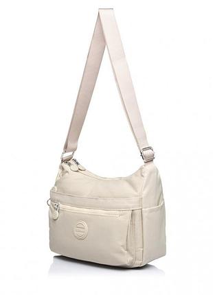 Сумка жіноча тканинна молочна bags4life w5506