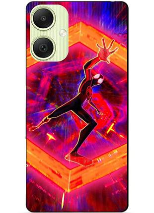 Силиконовый чехол бампер для samsung a06 с картинкой человек паук spider man