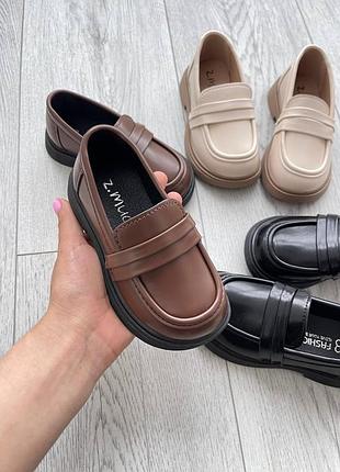 Дитячі туфлі лофери для хлопчика та дівчинки унісекс