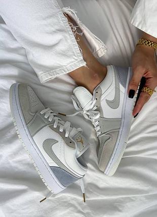 Jordan 1 low grey/blue