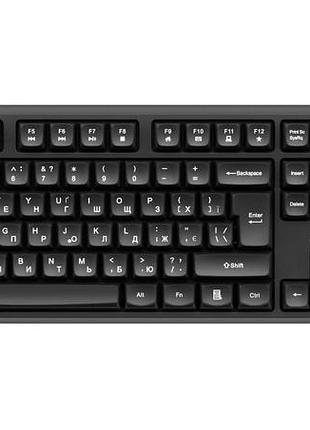 Клавиатура мембранная 2e ks131 104key, usb-a, en/uk, черный