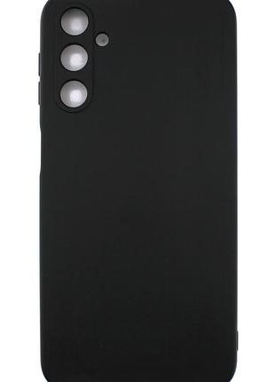 Силіконовий чохол для samsung a25 5g (a256) чорний soft silicone case full (бампер)