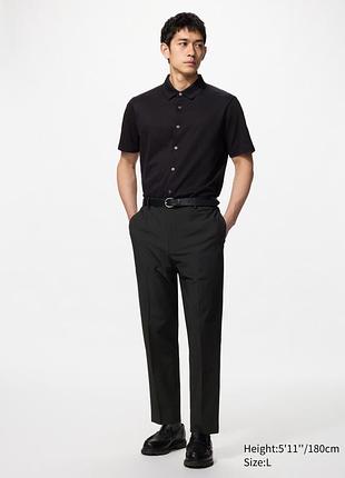 Uniqlo черные классические брюки мужские уколоченные xl