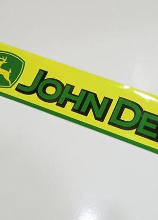 Наклейки на комбайн комбаин john deere полоса на лобовое стекло комбайн джондир ламинированая качественная