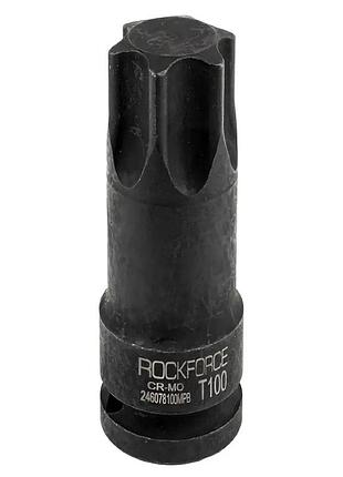 Головка-бита torx ударная t100 1/2" rockforce rf-246078100mpb